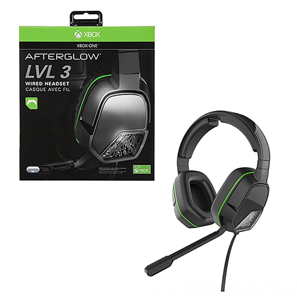 Xbox One - Headset - Wired - Afterglow LVL3 Black (PDP)