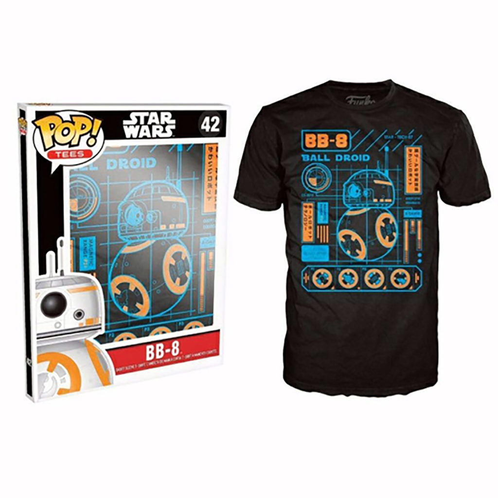 Novelty - Funko - T-Shirt - POP - Size XL -  Star Wars Episode 7 - BB-8 Blueprint