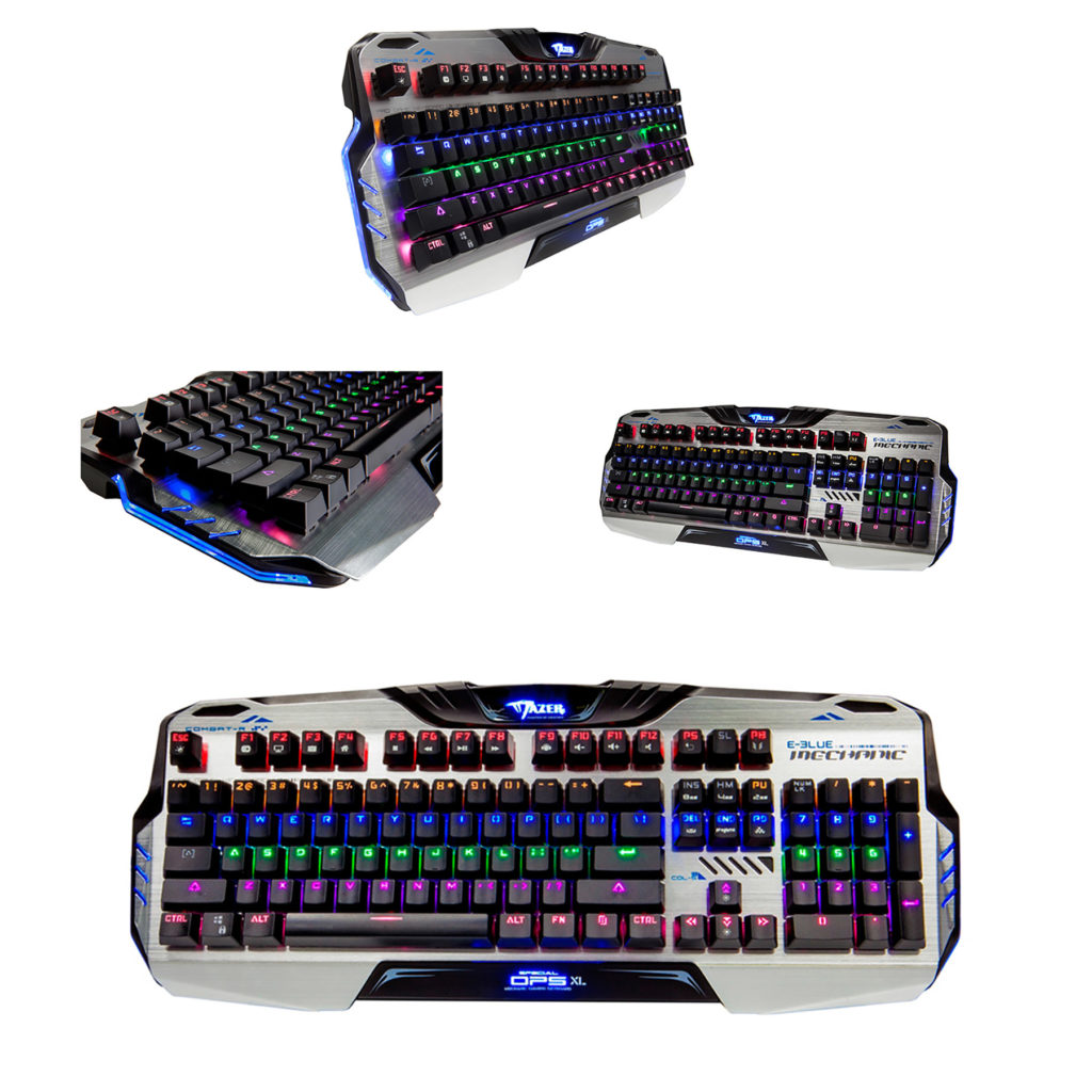 PC - Mazer EKM729 Backlit Aluminum Mechanical Keyboard