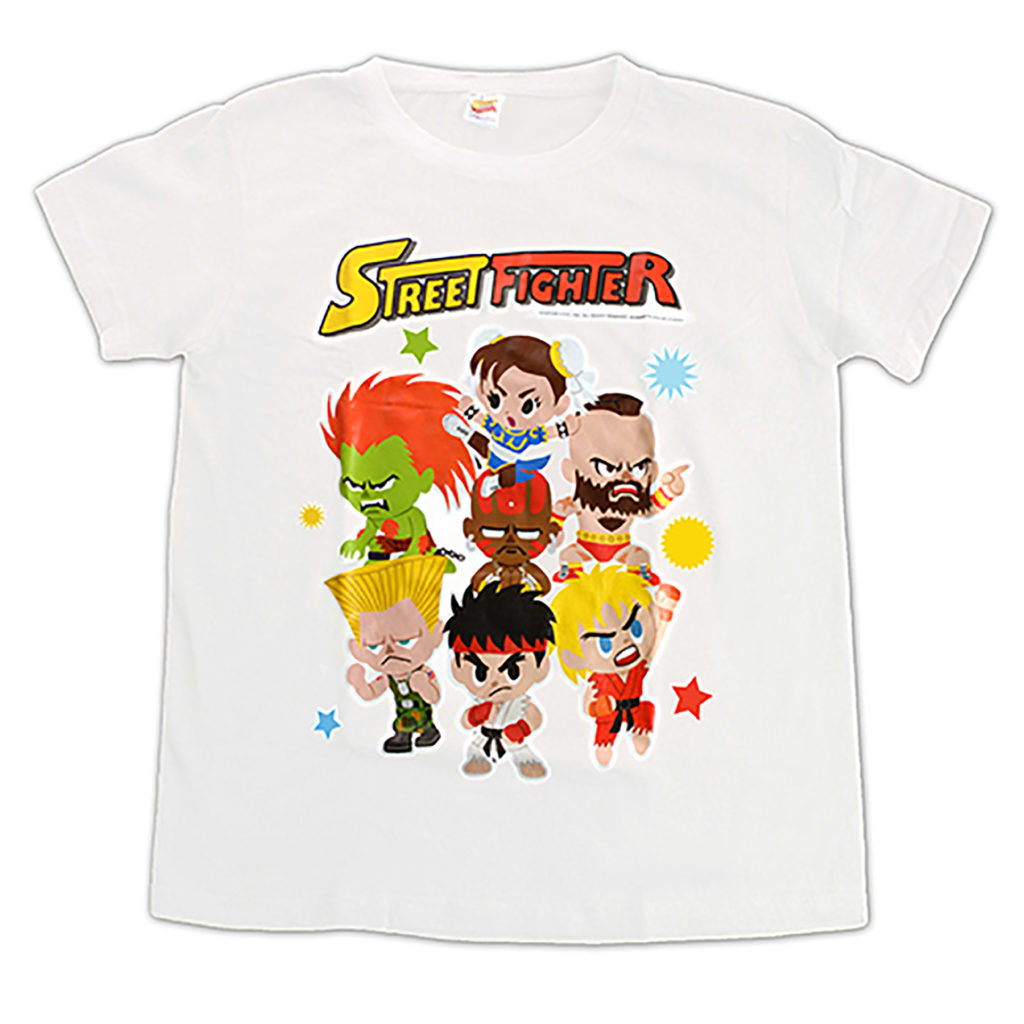 Novelty - Street Fighter - T-Shirt - Size Medium - White Style 1 - Group
