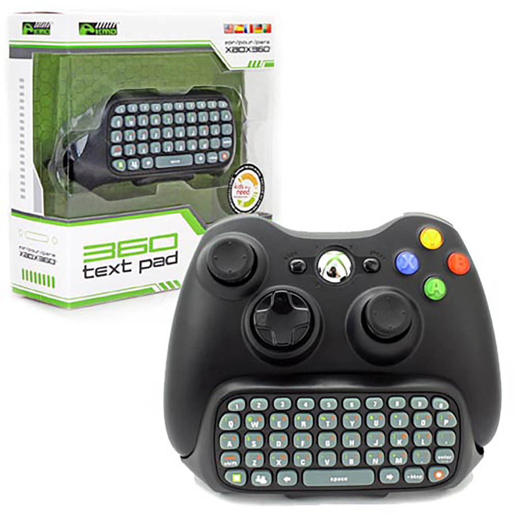 Xbox 360 - Adapter - Text Pad - Black (KMD)