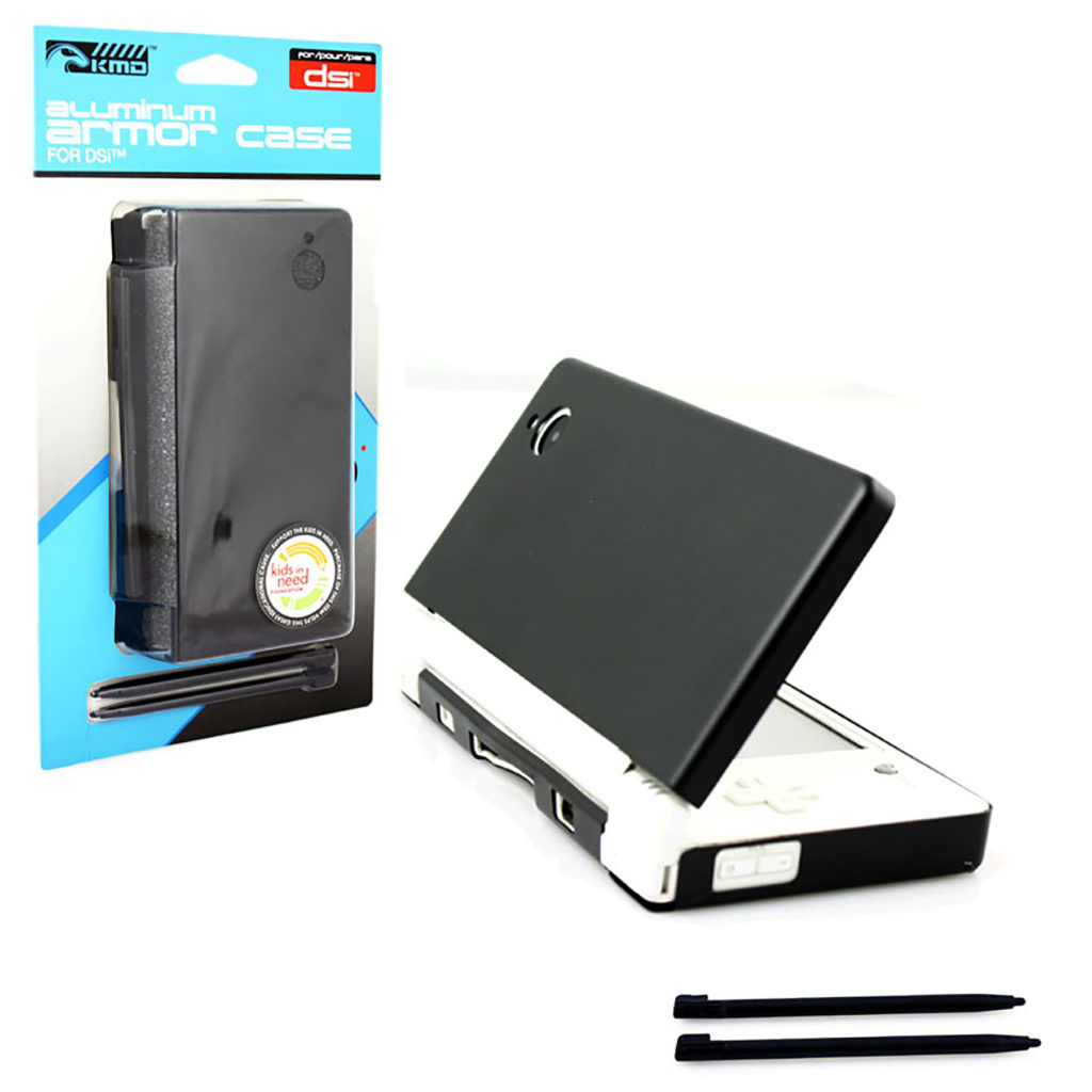 DSI - Case - Aluminum Armor Case & Dual Stylus Set - Cosmo Black (KMD)