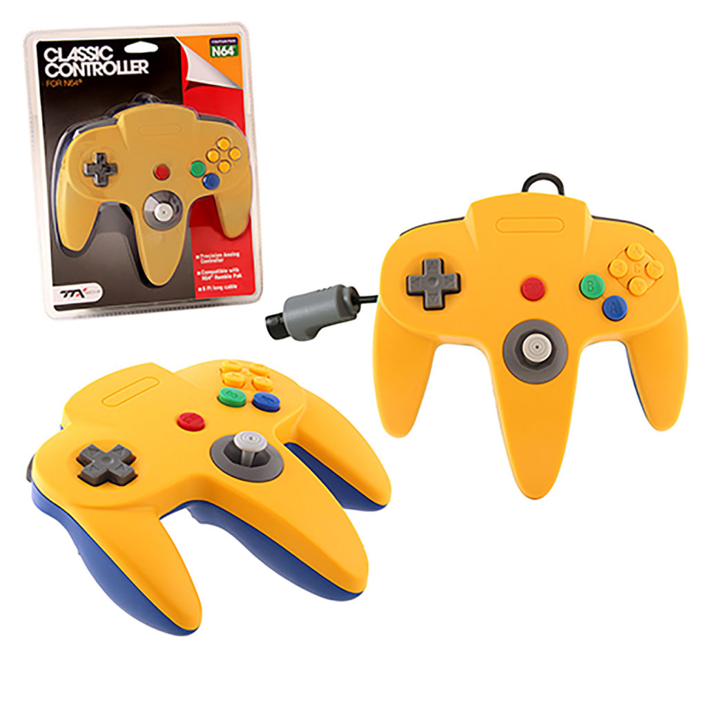 N64 - Controller OG - Yellow-Blue (TTX Tech)