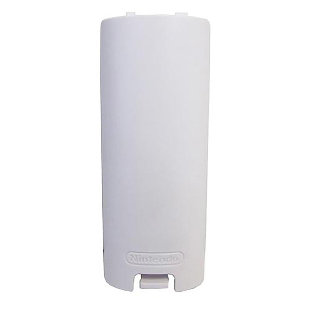Wii - Repair Part - Remote Control Battery Door Cover - White (TTX Tech)