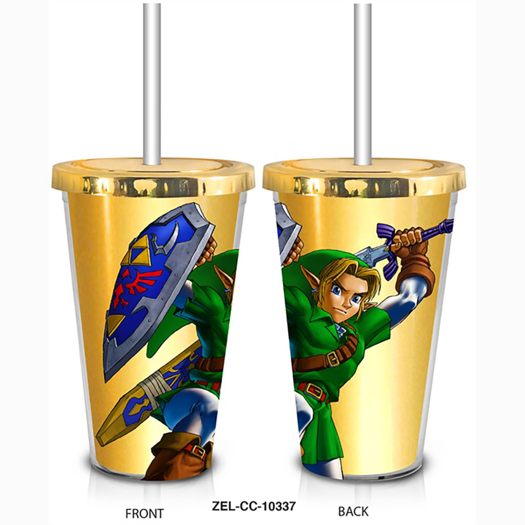 Novelty - Travel Mugs - Zelda - Link w/Sword & Shield Travel Mug